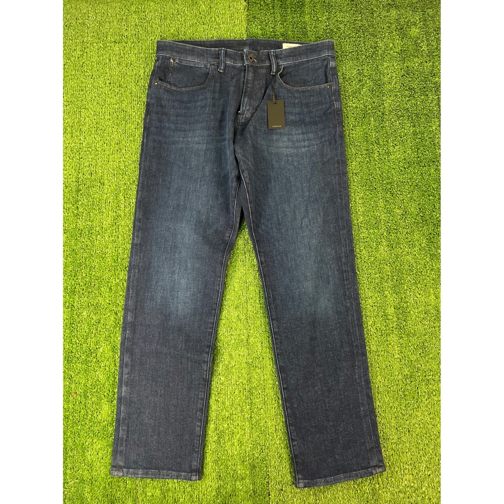 NWT Bonobos Slim Fit Dark Indigo Denim Jeans Mens 33/30 Dark Wash 5-Pocket Pants